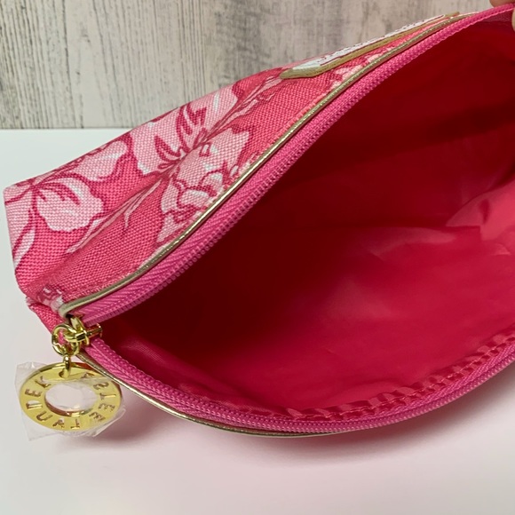 NWOT Lilly Pulitzer Pink Cosmetic Makeup Bag Bundle - Picture 3 of 8